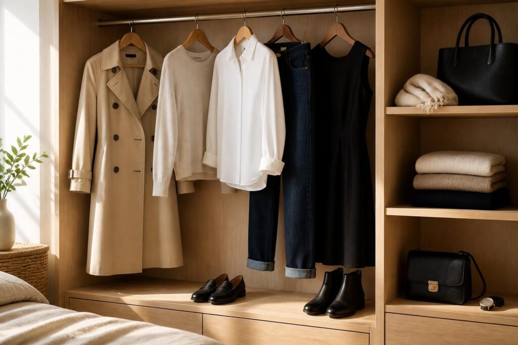 découvrez la garde-robe capsule : un guide complet pour créer un dressing intemporel, minimaliste et élégant, adapté à toutes les saisons et occasions.