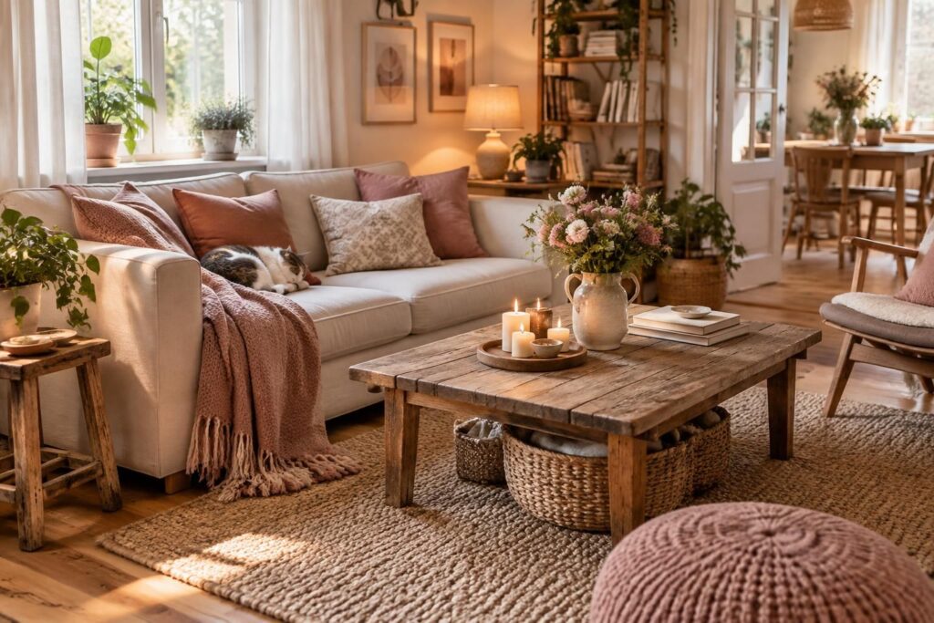 découvrez des idées simples et économiques pour aménager un intérieur cosy et féminin : couleurs douces, accessoires malins et astuces déco à petit prix.