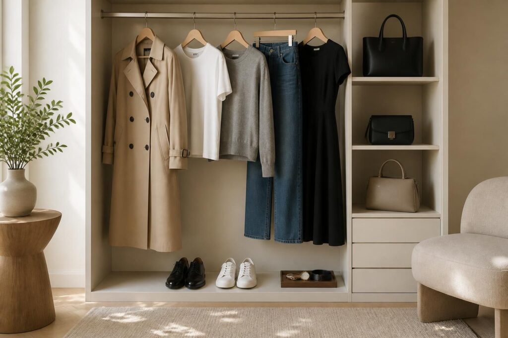 apprenez à créer une garde-robe capsule unique et personnalisée qui reflète votre style et simplifie vos choix vestimentaires au quotidien.