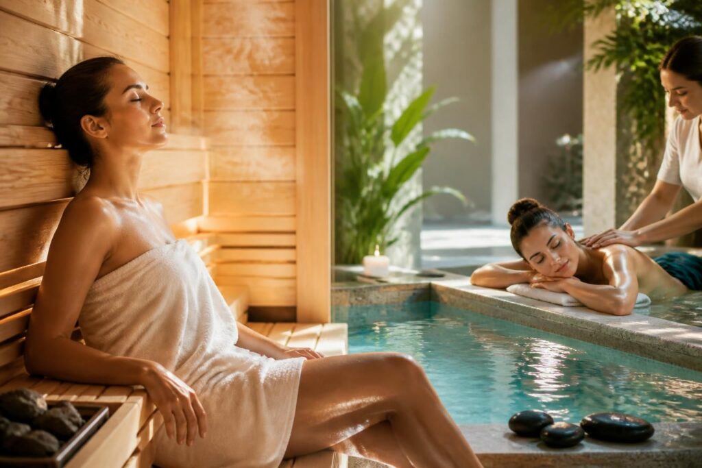 découvrez les bienfaits du spa et du sauna pour revitaliser votre corps et apaiser votre esprit, améliorer la circulation, détendre les muscles et réduire le stress au quotidien.