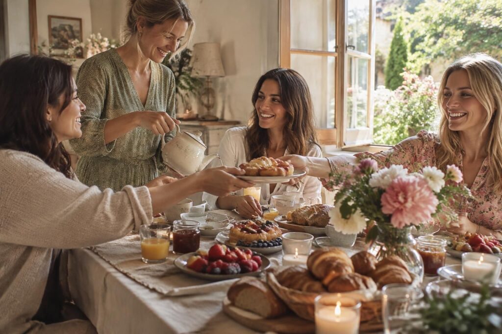 découvrez des idées de brunch gourmand et des attentions douces pour recevoir vos amies et partager un moment chaleureux à la maison.