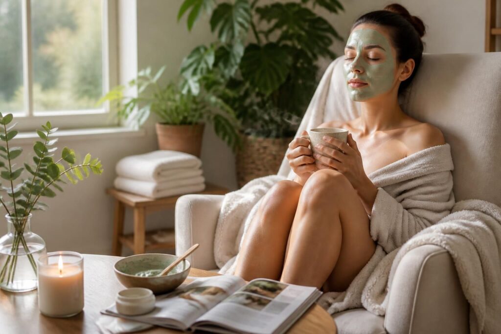 découvrez une routine self-care du dimanche simple et efficace pour prendre soin de vous en seulement une heure et commencer la semaine en pleine forme.